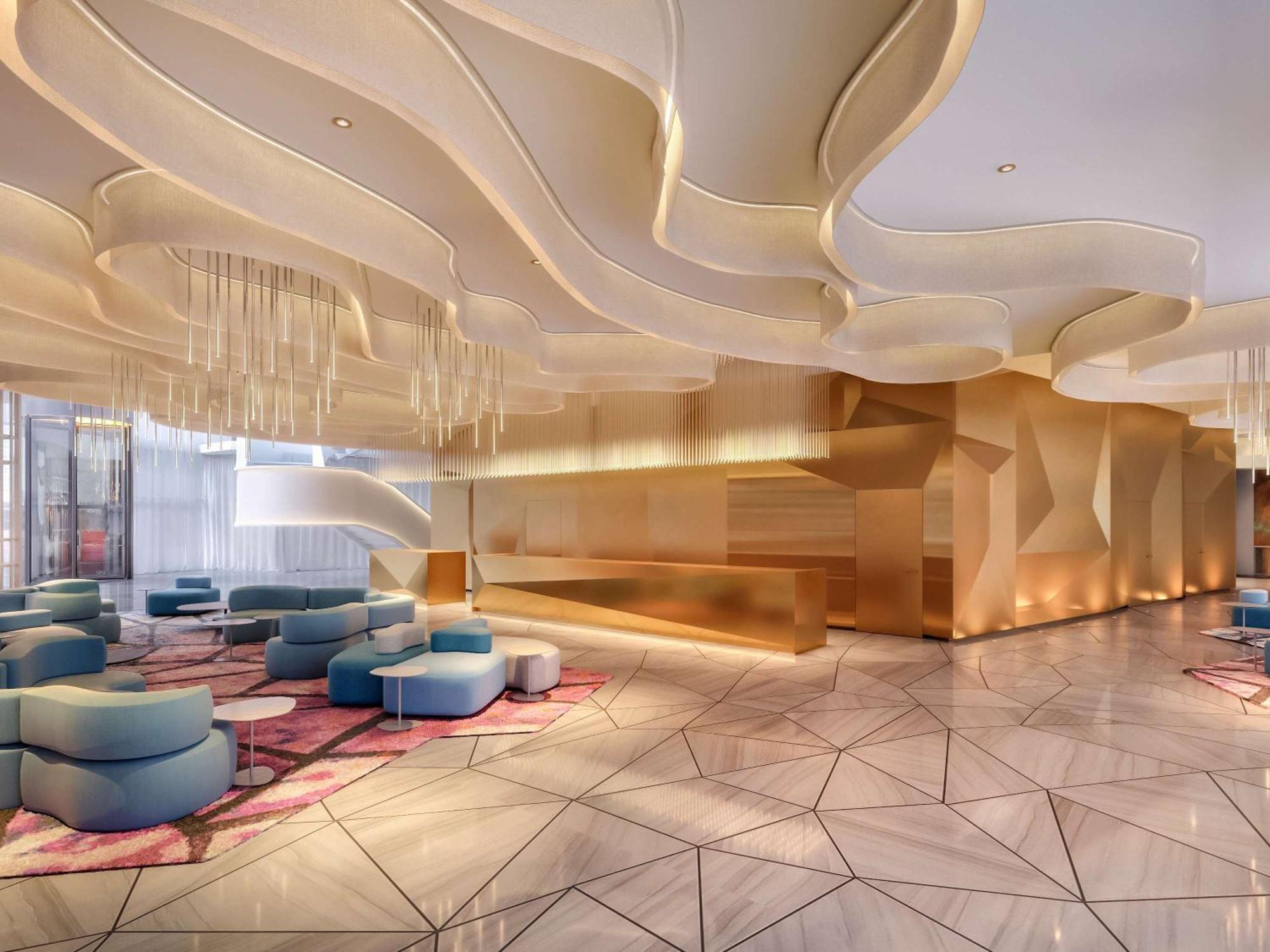 Moevenpick Hotel & Apartments Ghala Maskat Dış mekan fotoğraf The lobby of the hotel