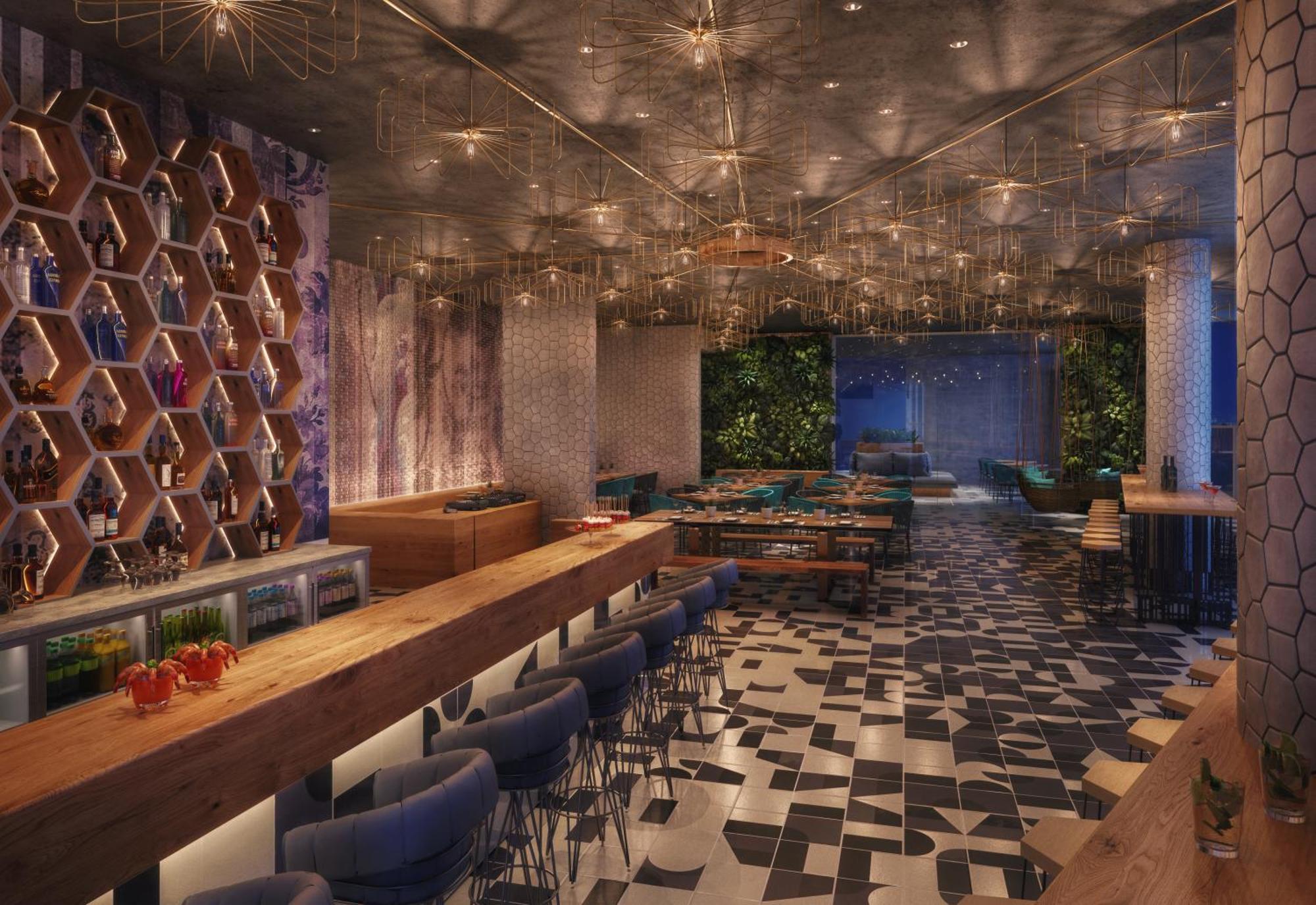 Moevenpick Hotel & Apartments Ghala Maskat Dış mekan fotoğraf The interior of the restaurant